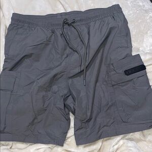 Men's Gray Cargo Shorts